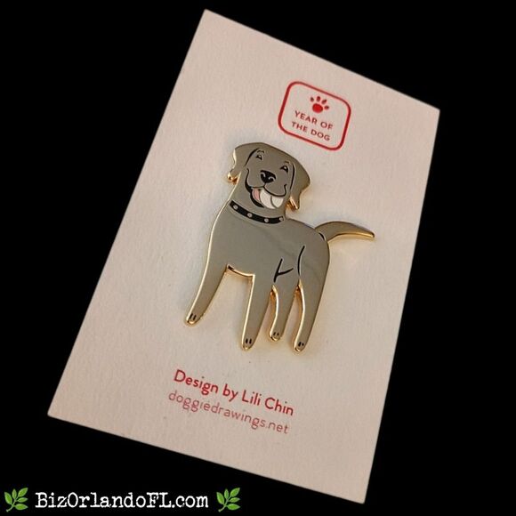 ENAMEL PINS: Labrador Retriever Lab Dog Enamel Pin - Picture 1 of 1